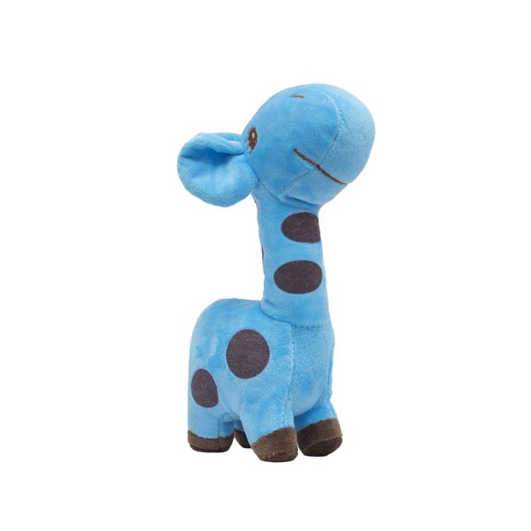 Pelucia Girafa 15cm Azul - Brincalhão Pet