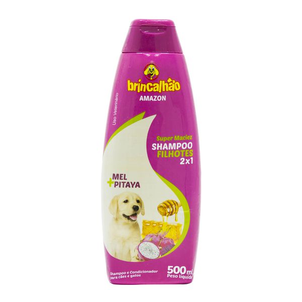 Shampoo Brincalhão Filhotes Mel/Pitaya 500ml - Brincalhão Pet
