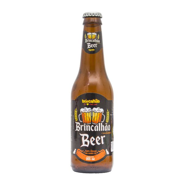 Cerveja Brincalhão Beer Sabor Carne 355ml - Brincalhão Pet