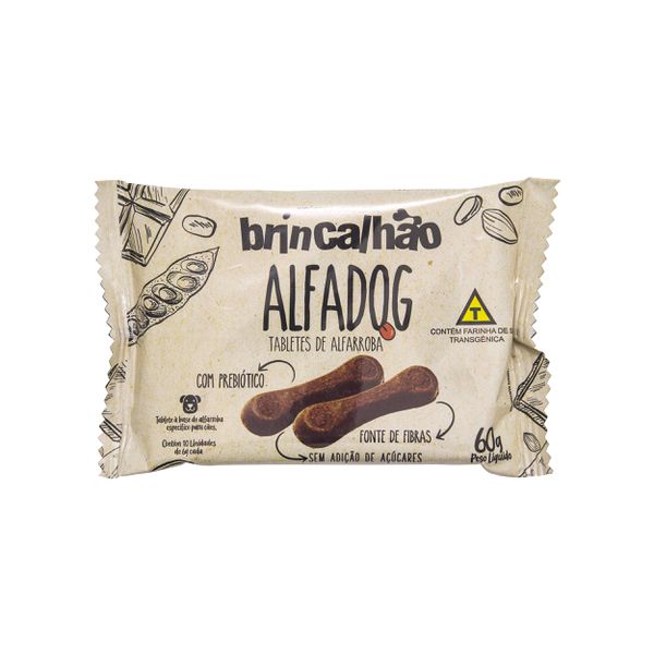 Alfadog Brincalhão 60g Chocolate Para Cachorro - Brincalhão Pet
