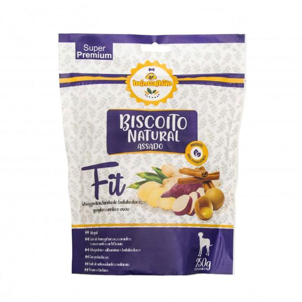 Biscoito Natural Brincalhão Fit 250g - Brincalhão Pet