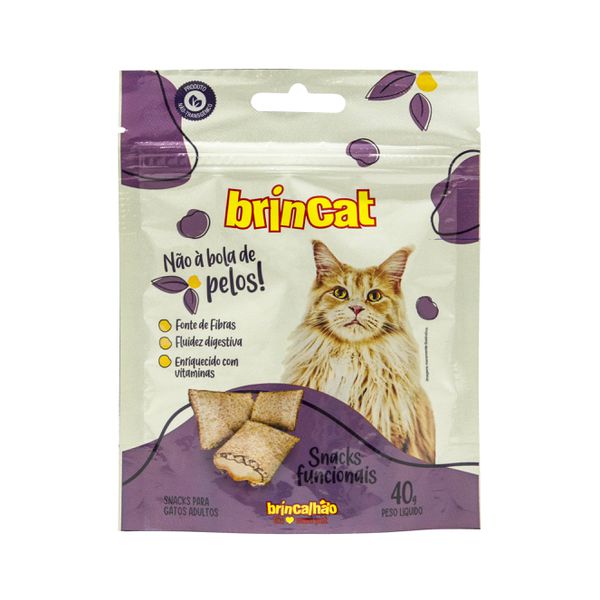 Snacks Funcionais Brincat - Não À Bola de Pelos - Brincalhão Pet