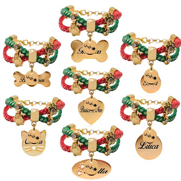 Gargantilha Trança dupla edição de natal