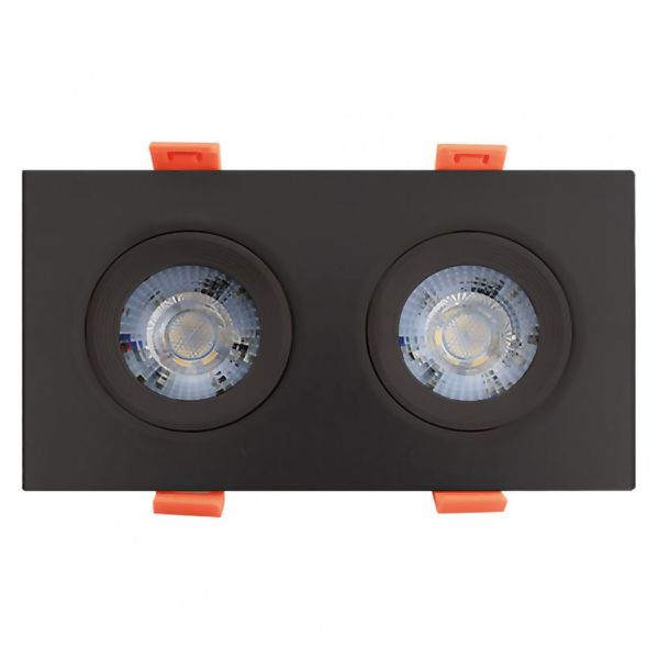 オープンセール 福袋 Spot Preto 6500K 5W Quadrado Duplo Dicroica Led Embutir その他