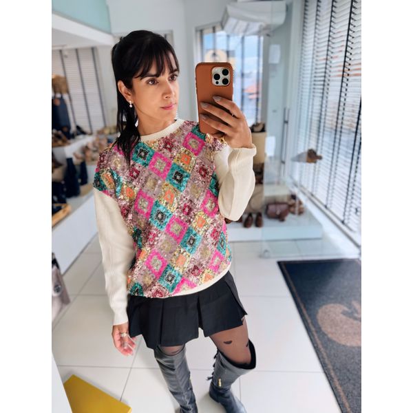 Tricô Celina off white