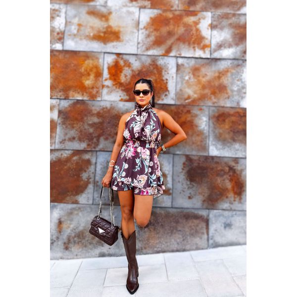 Macaquinho Rebeca Floral