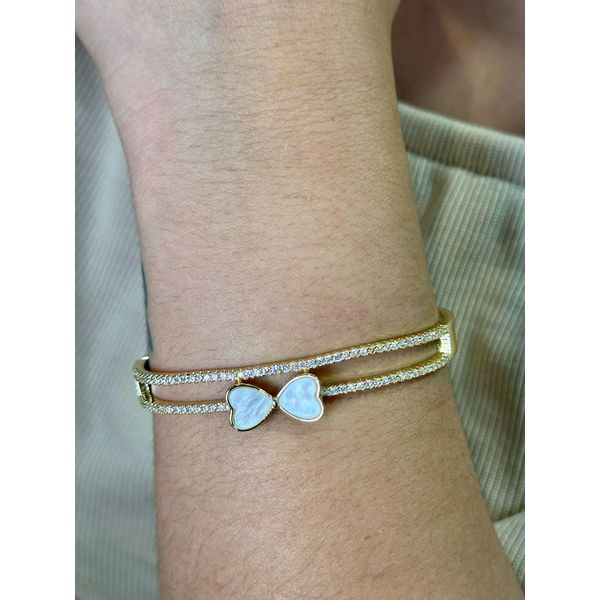 Bracelete Laço Det 27005 Dourado