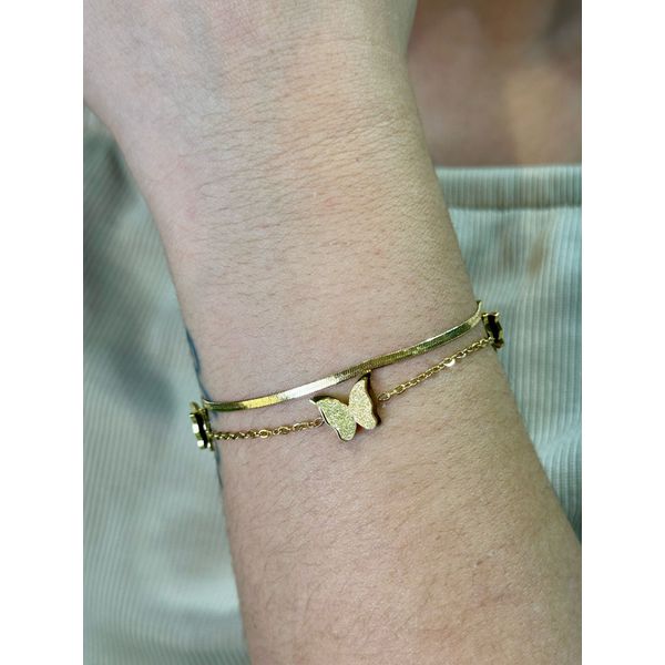 Puls Dupla Borboleta Dourado