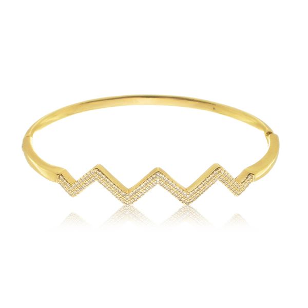 Bracelete Zig Crav 215174 Dourado
