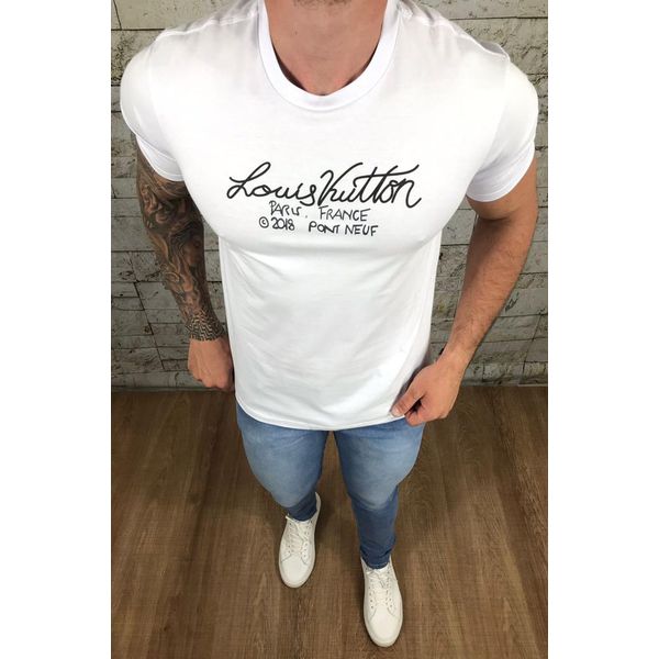 Camiseta LV Branco⬛⭐