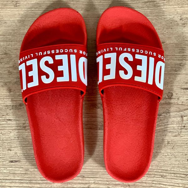 Chinelo Slide Diesel Vermelho