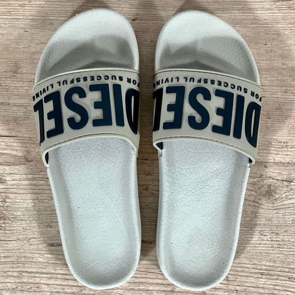 Chinelo Slide Diesel Bege