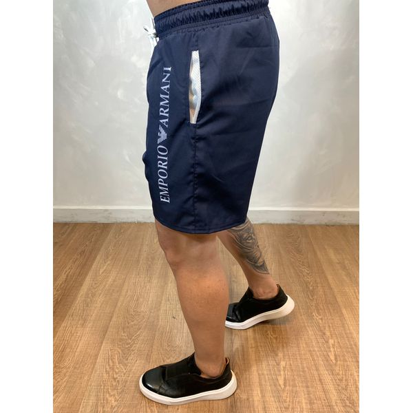 Bermuda Short Armani Azul