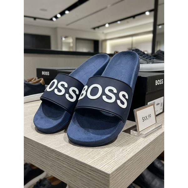 Chinelo Slide HB Azul Marinho.