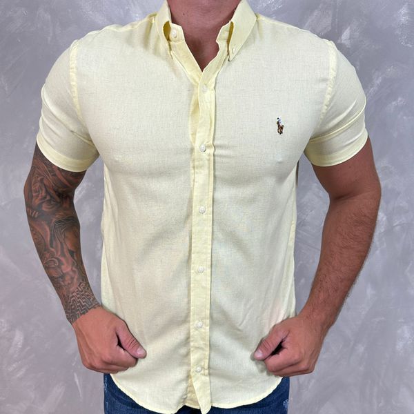 Camisa Manga Curta PRL Amarelo