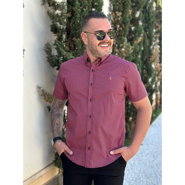 Camisa Manga Curta PRL Xadrez 