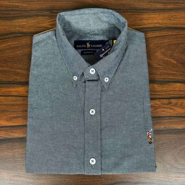 Camisa Manga Curta PRL Cinza 