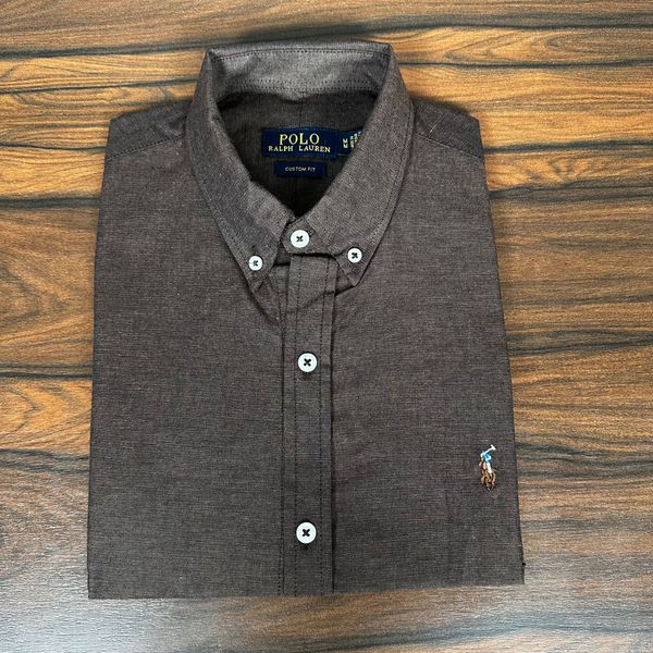 Camisa Manga Curta PRL Marrom