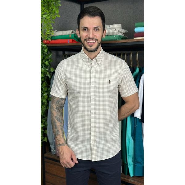 Camisa Manga Curta PRL Xadrez