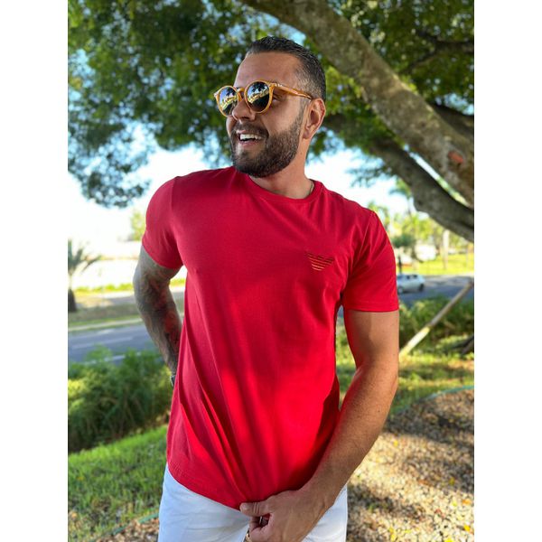 Camiseta Armani Vermelho⭐