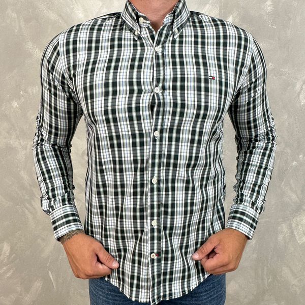 Camisa Manga Longa TH Xadrez⭐