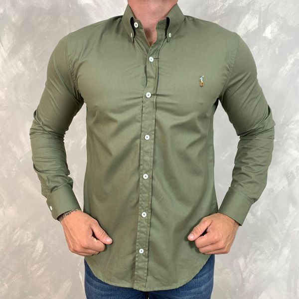 Camisa Manga Longa PRL Verde⭐