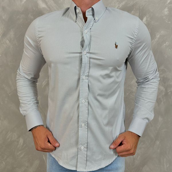 Camisa Manga Longa PRL Cinza