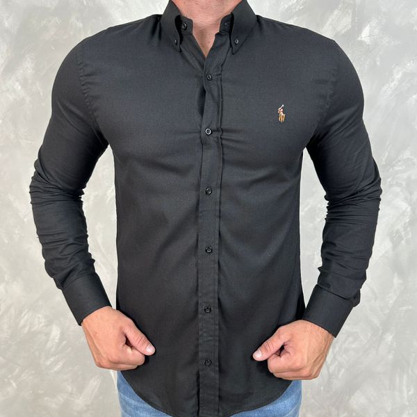 Camisa Manga Longa PRL Preto