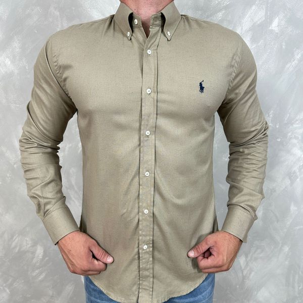 Camisa Manga Longa PRL Marrom 