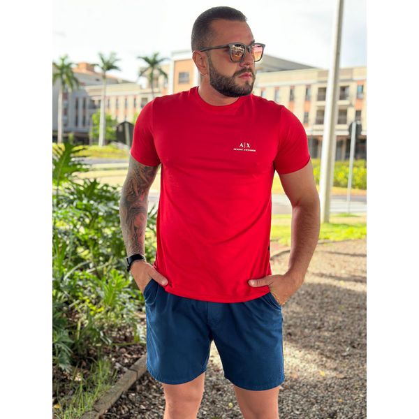 Camiseta Armani Vermelho ⭐
