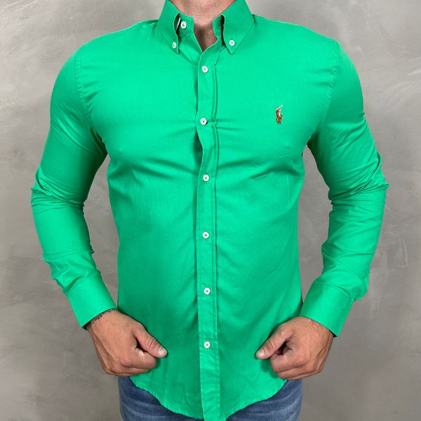 Camisa Manga Longa PRL Verde