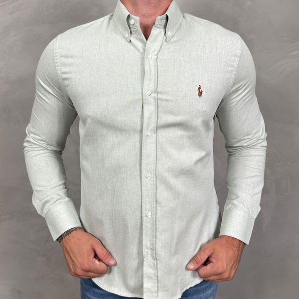 Camisa Manga Longa PRL Verde⭐