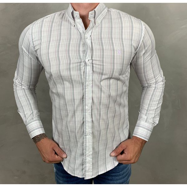 Camisa Manga Longa PRL Xadrez⭐