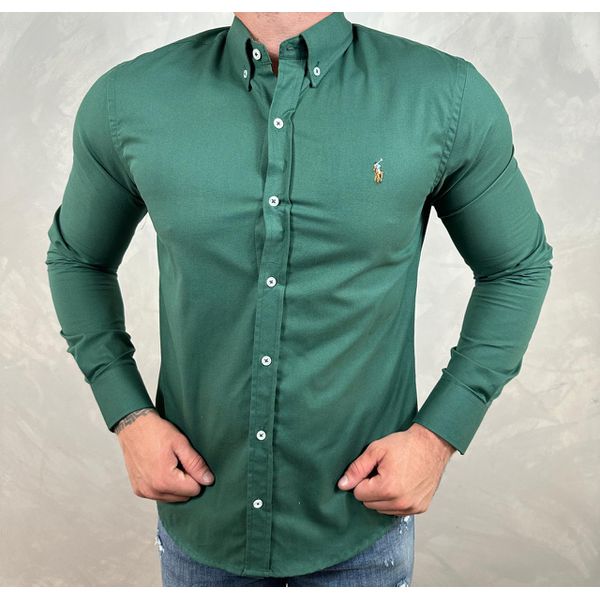 Camisa Manga Longa PRL Verde