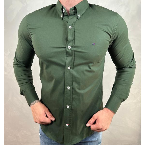 Camisa Manga Longa TH Verde 