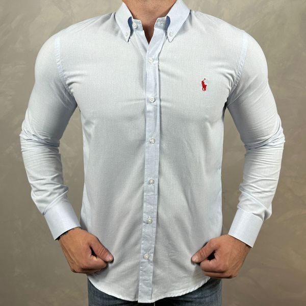 Camisa Manga Longa PRL Azul