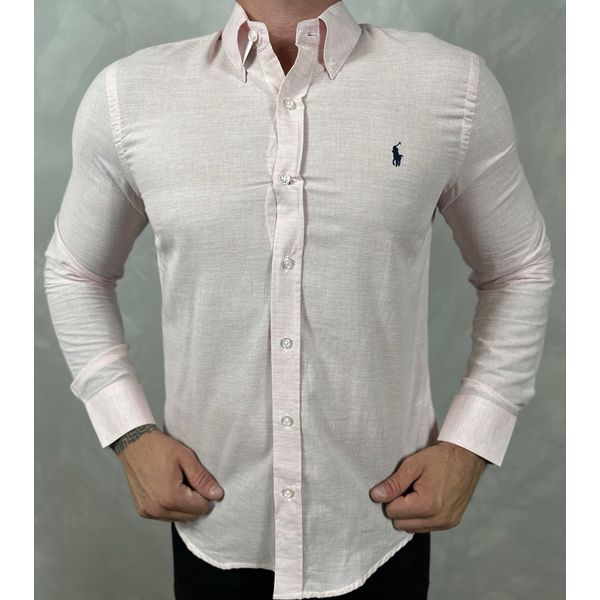 Camisa Manga Longa Linho PRL