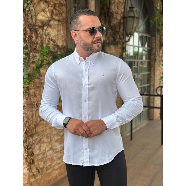 Camisa Manga Longa Aramis Branco
