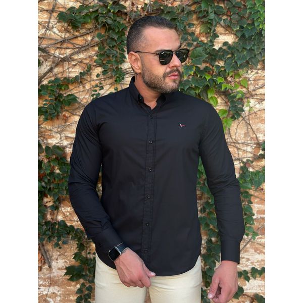 Camisa Manga Longa Aramis Preto 