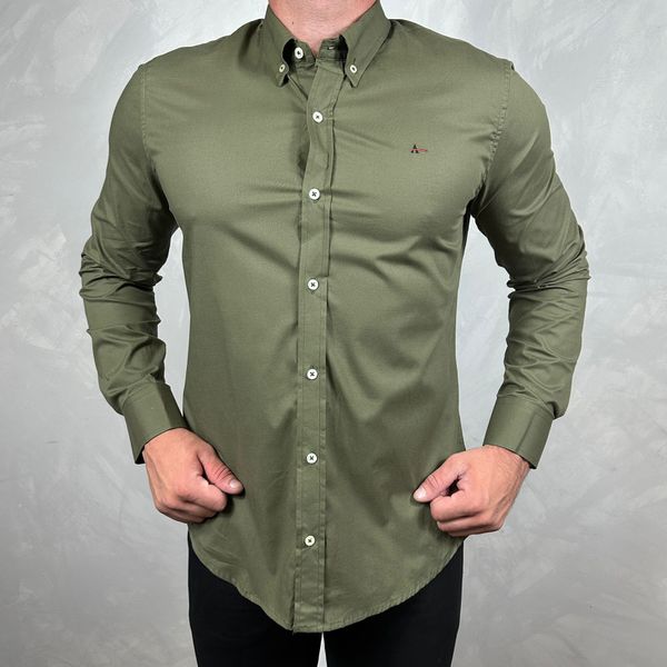 Camisa Manga Longa Aramis Verde⭐