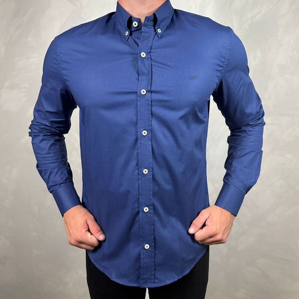 Camisa Manga Longa Ellus Azul