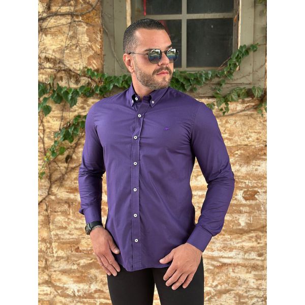 Camisa Manga Longa Ellus Roxo