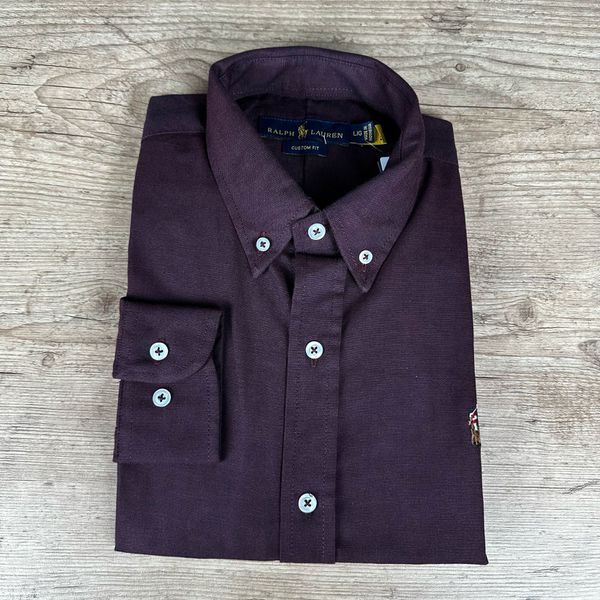 Camisa Manga Longa PRL Vinho 