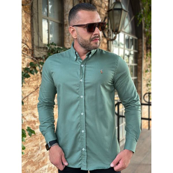 Camisa Manga Longa PRL Verde