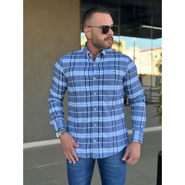Camisa Manga Longa TH Xadrez