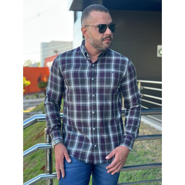 Camisa Manga Longa TH Xadrez