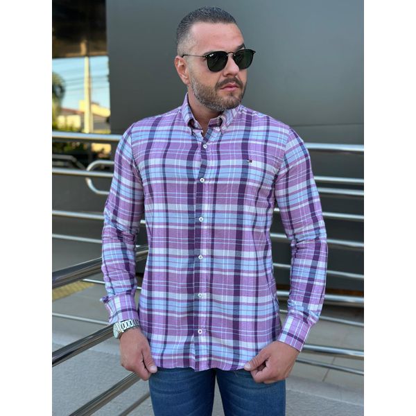 Camisa Manga Longa TH Xadrez