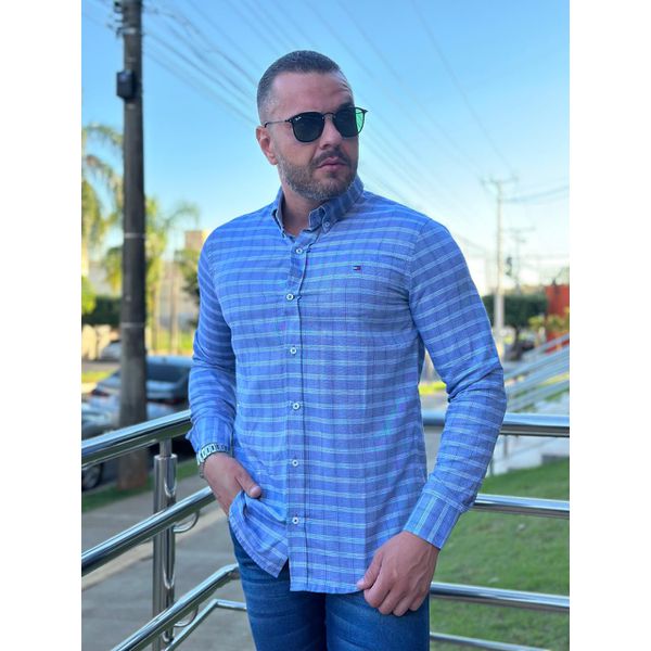 Camisa Manga Longa TH Xadrez