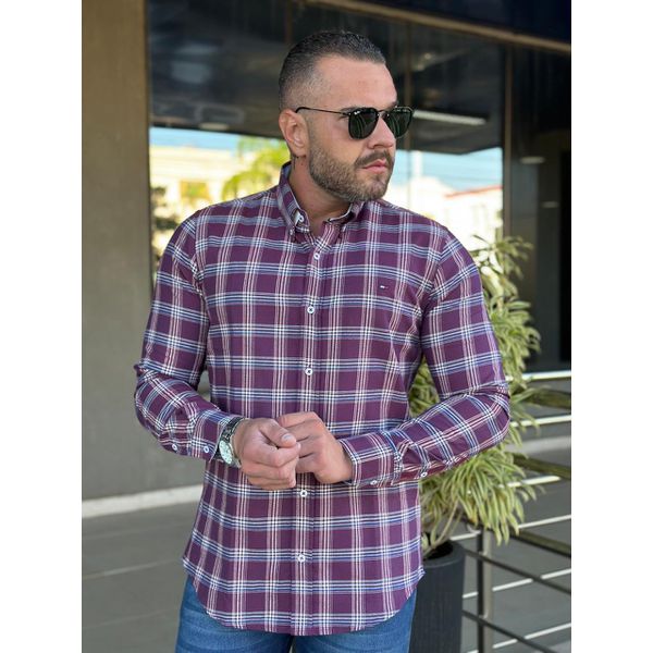 Camisa Manga Longa TH Xadrez