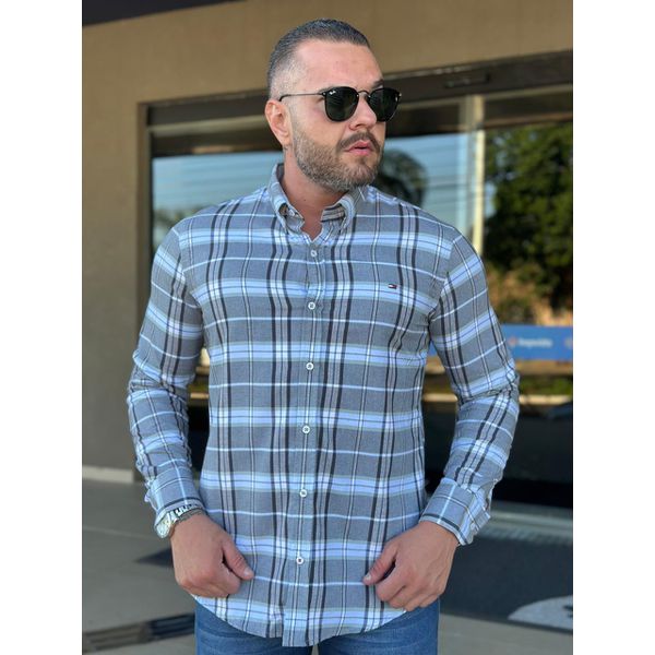 Camisa Manga Longa TH Xadrez